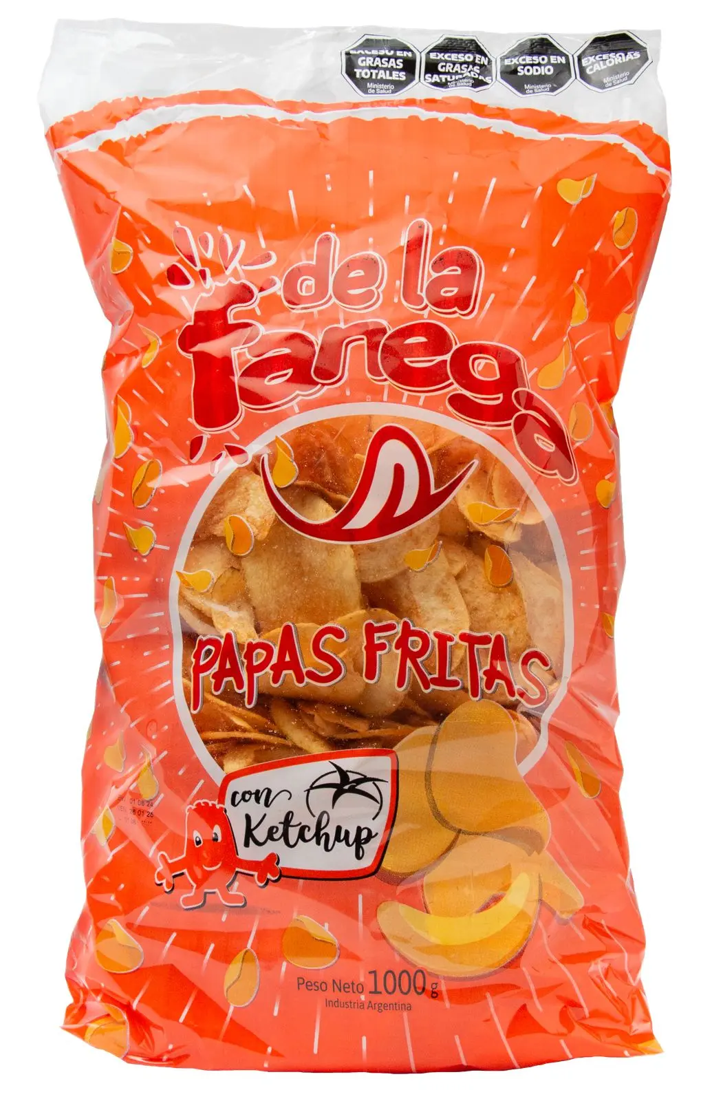 Papas fritas sabor ketchup